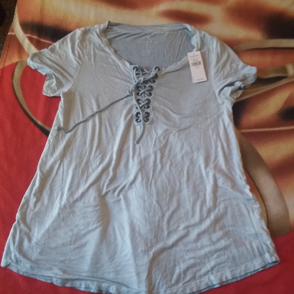 Light blue American Eagle Top